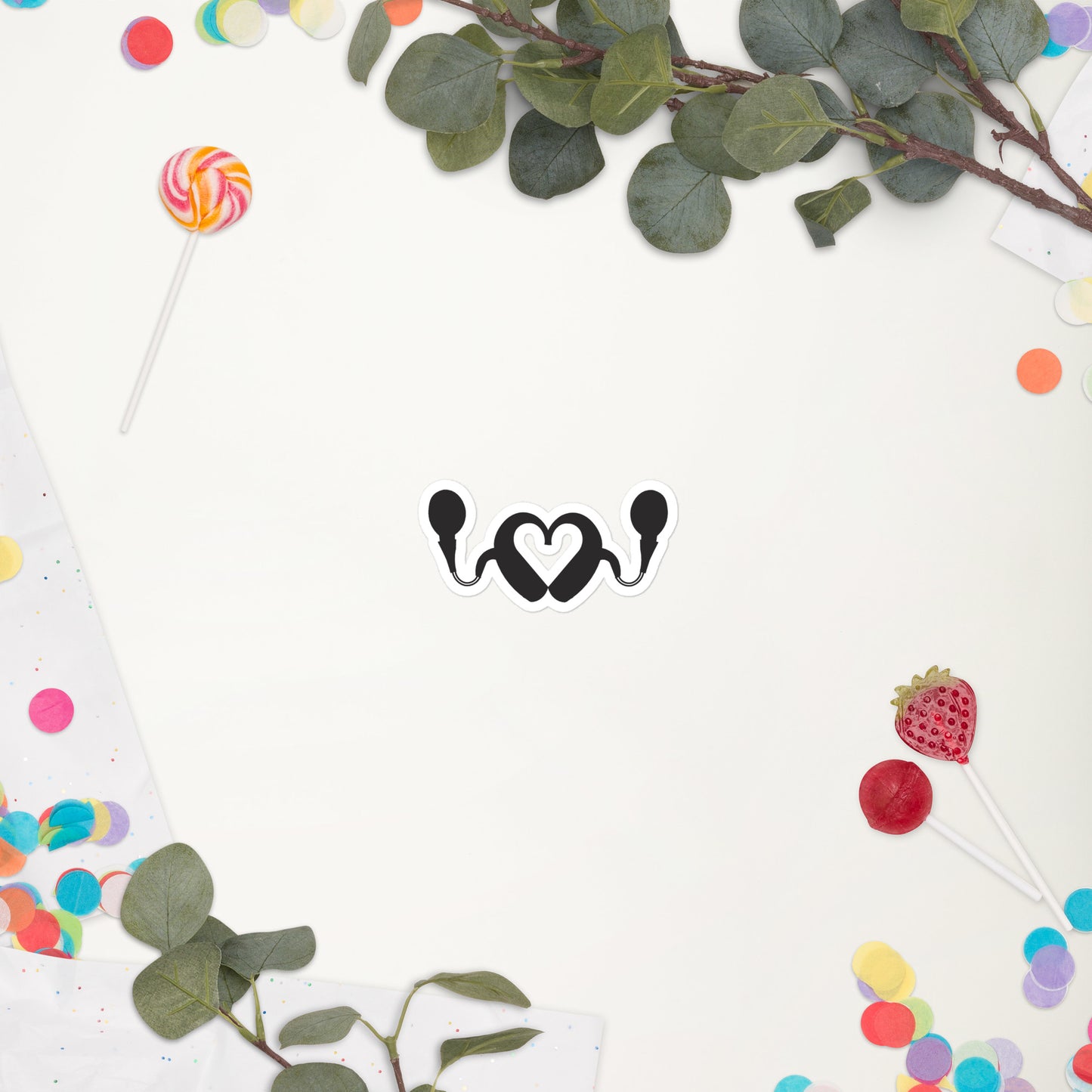 CI Heart Sticker