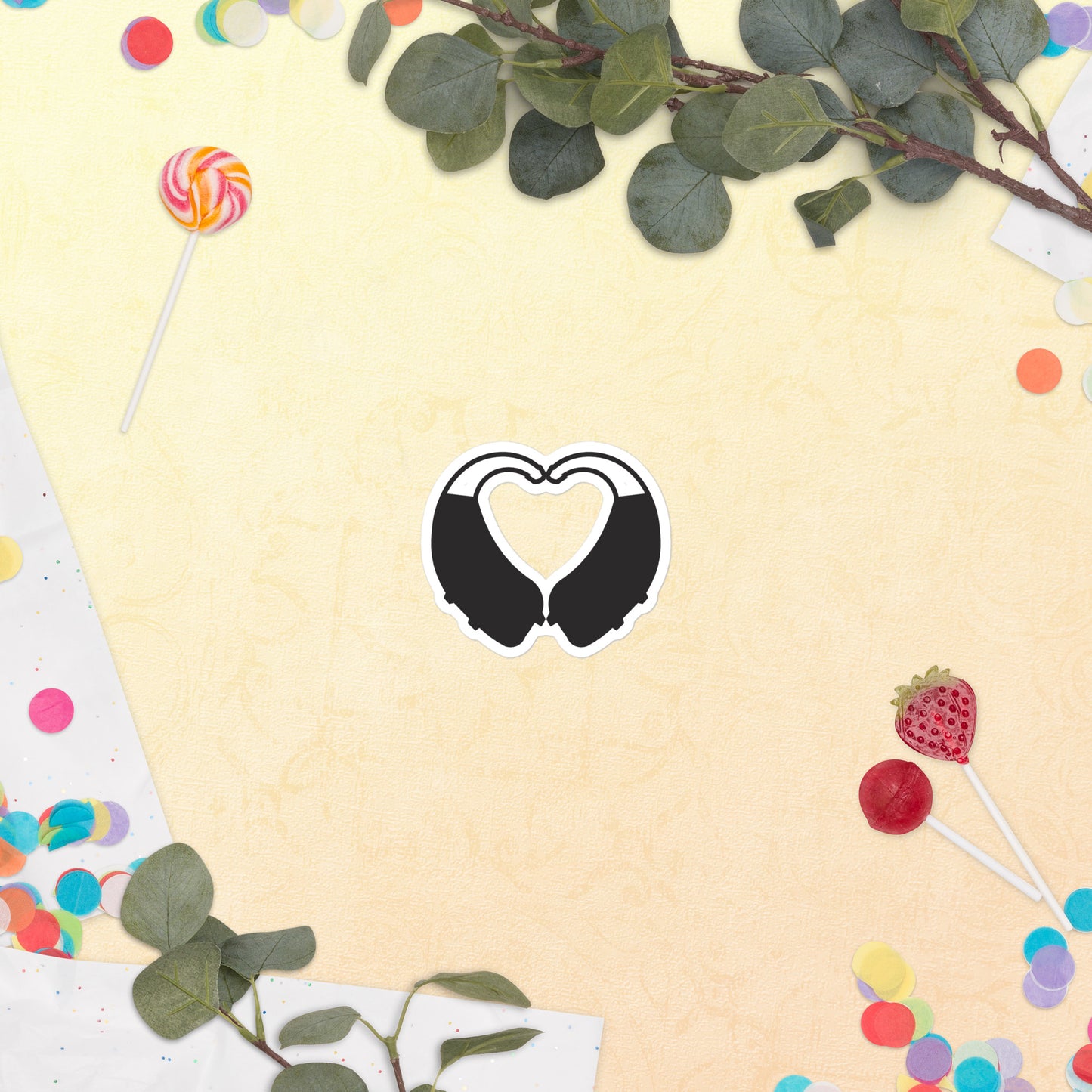 BTE Heart Sticker