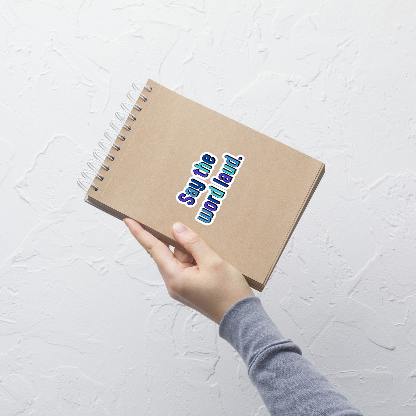 Say the Word Laud Sticker