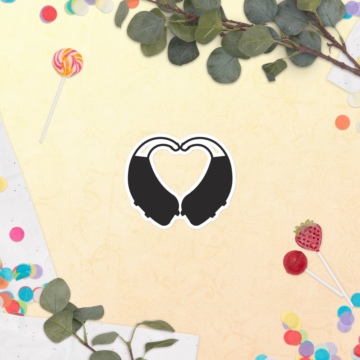 BTE Heart Sticker