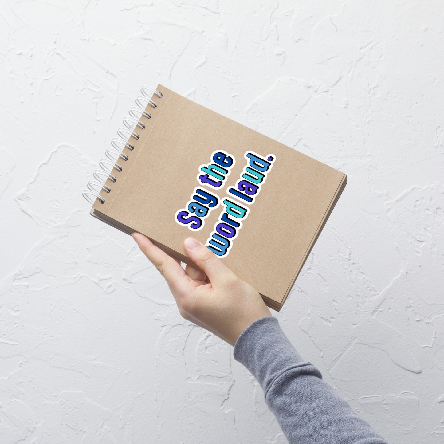 Say the Word Laud Sticker