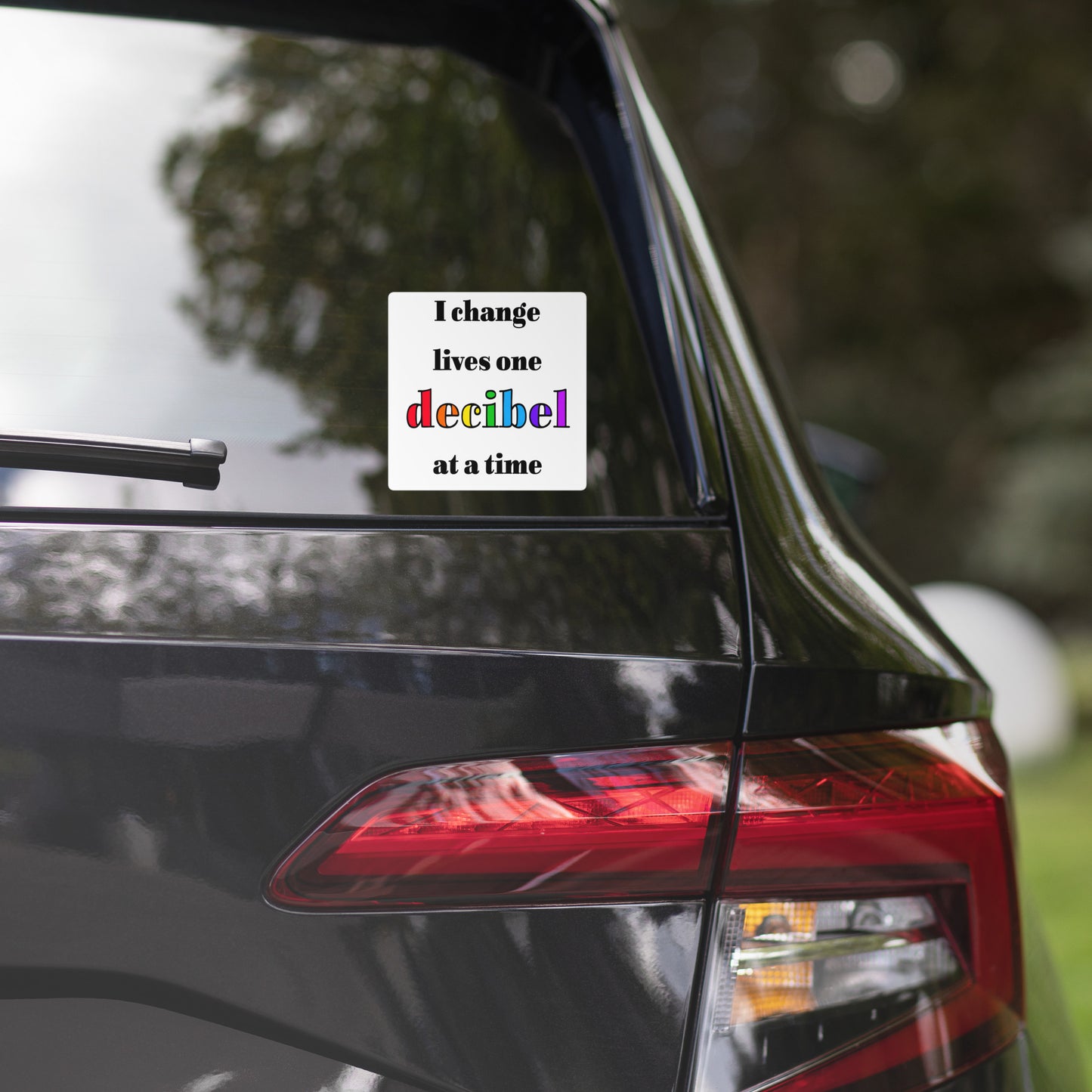 One Decibel At A Time Sticker