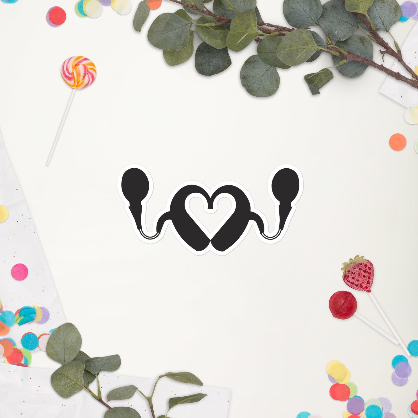 CI Heart Sticker