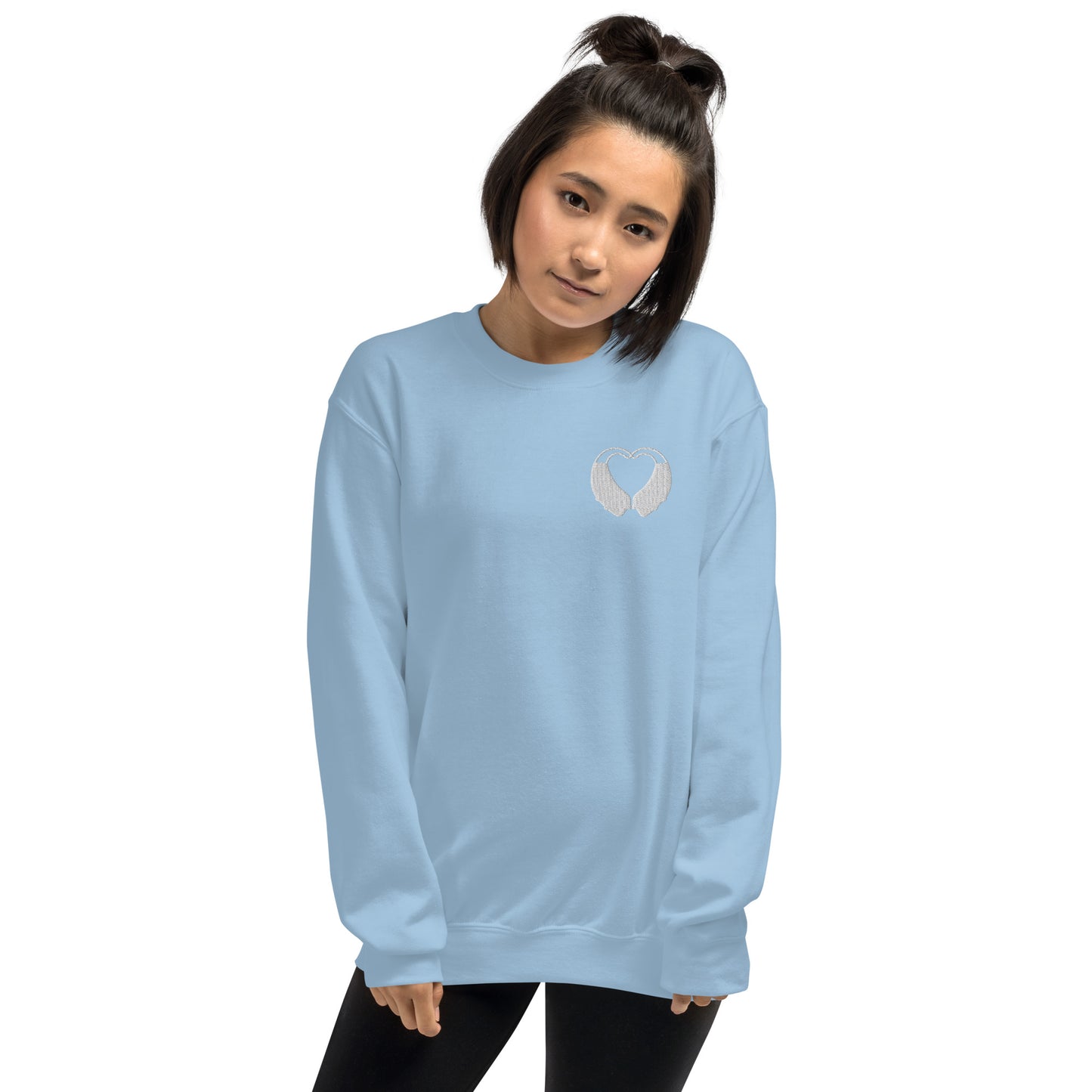 BTE Heart Embroidered Sweatshirt