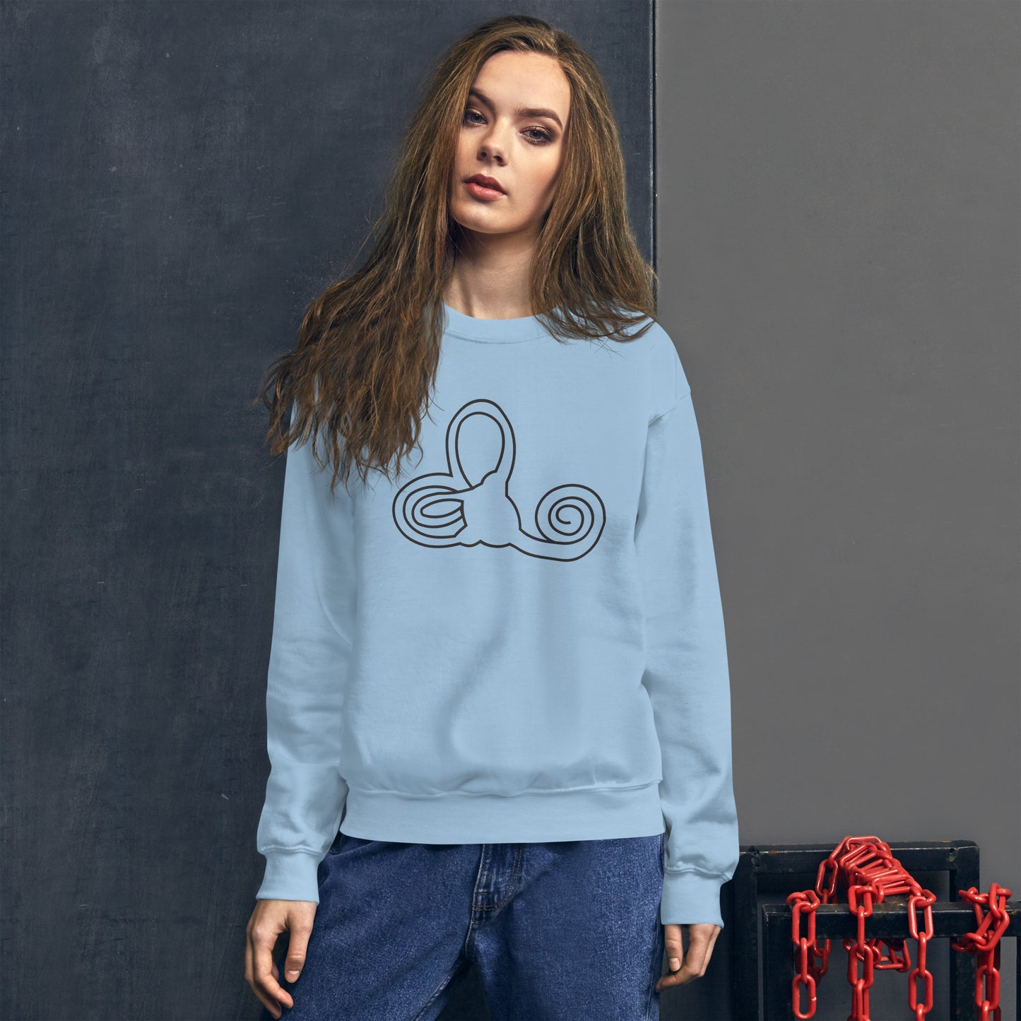 Cochlea Anatomy Sweatshirt
