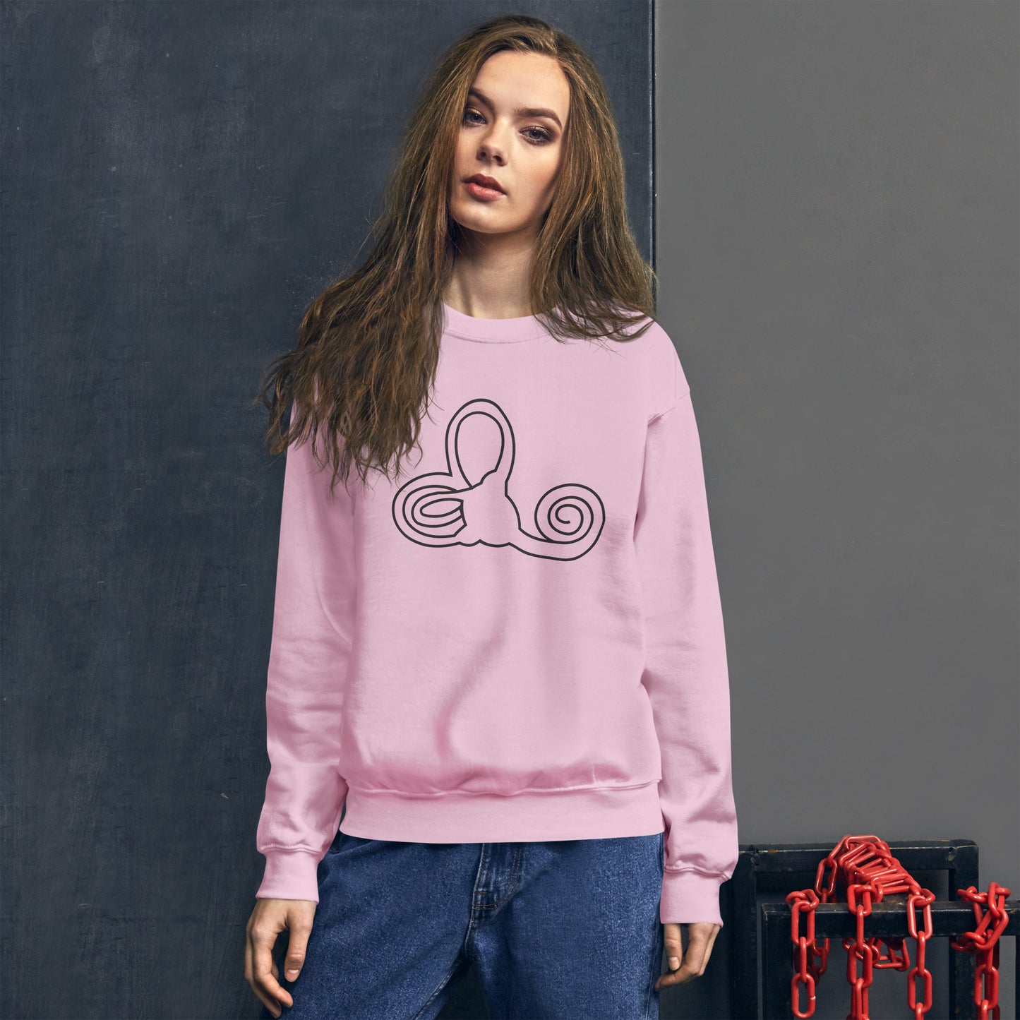 Cochlea Anatomy Sweatshirt