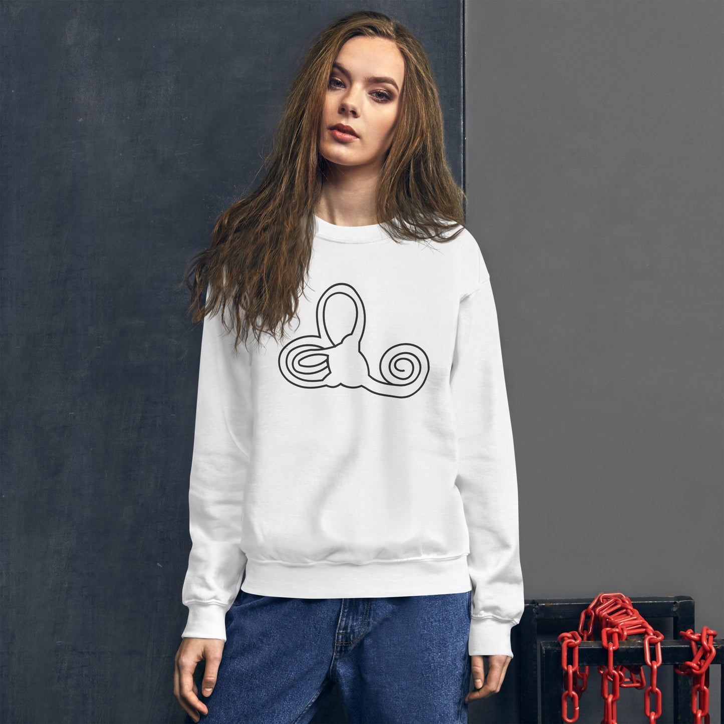 Cochlea Anatomy Sweatshirt
